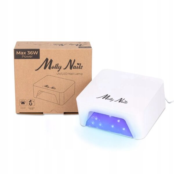 Lampa UV LED Molly Nails V9 36W Biała