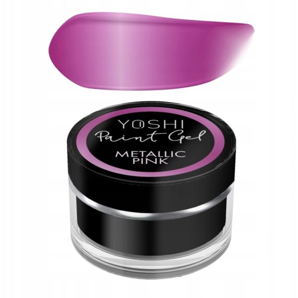 Żel do zdobień Yoshi Paint Gel Metallic Pink 5ml