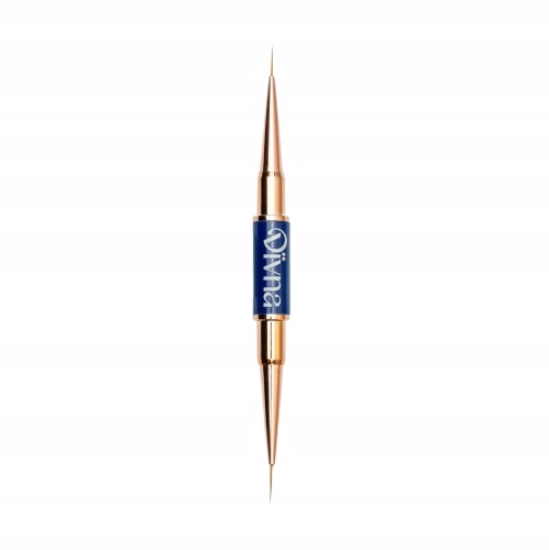 Pędzelek dwustronny do zdobień Divna 2w1 9mm/11mm