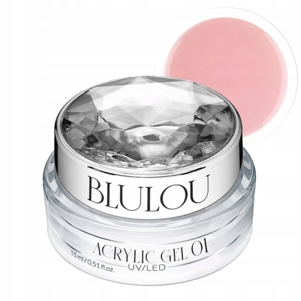 Płynny akrylożel Blu Lou Acrylic Gel Liquid 01 15ml