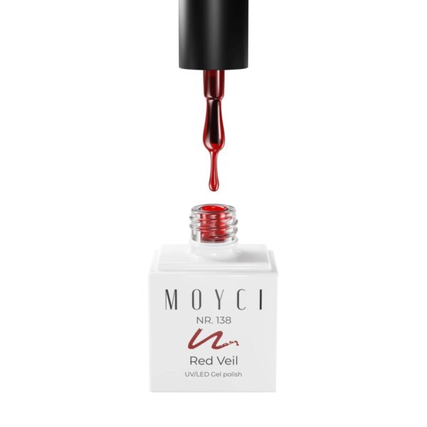 Lakier hybrydowy Moyci 138 Red Veil 6ml