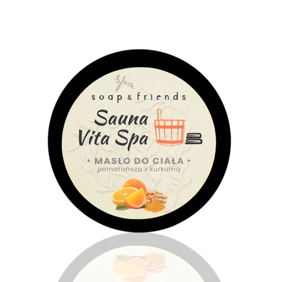 Masło do ciała Soap & Friends Pomarańcza z kurkumą Sauna Vita SPA 50ml