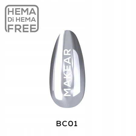 Pyłek w płynie Makear BC01 Chrome Silver 5ml