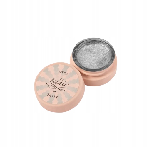 Żel do zdobień Eclair Art Gel French Silver 5g