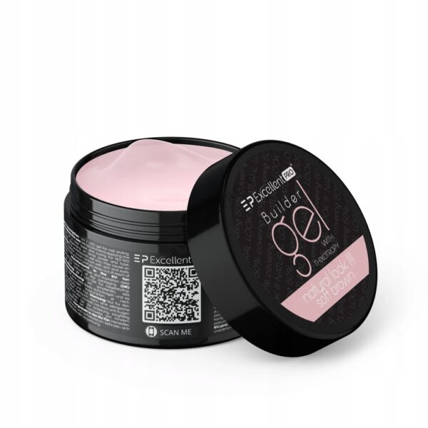 Żel budujący Excellent Pro Builder Gel Thixotropy Soft Brown 50g