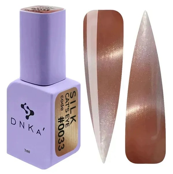 Lakier hybrydowy DNKa' Color Code #0033 Silk Cat's Eye 7ml