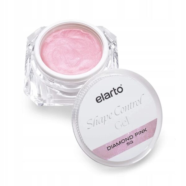 Żel budujący Elarto Shape Control Gel Diamond Pink 5g