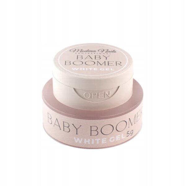 Żel do zdobień Modena Nails Baby Boomer White Gel 5g