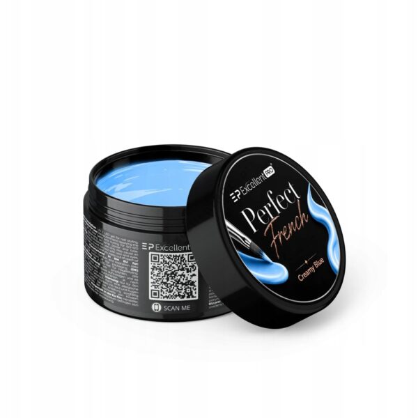 Żel do zdobień Excellent Pro Perfect French Creamy Blue 4g