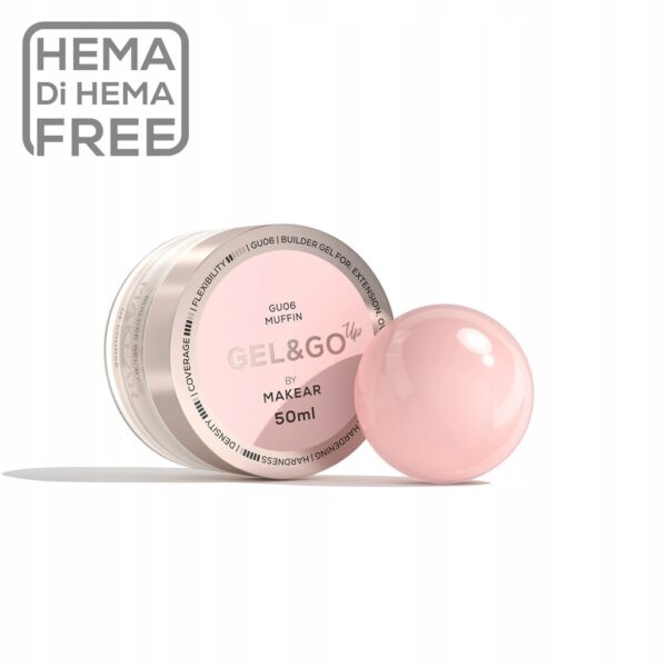 Żel budujący Makear Gel&Go GU06 Muffin 50ml
