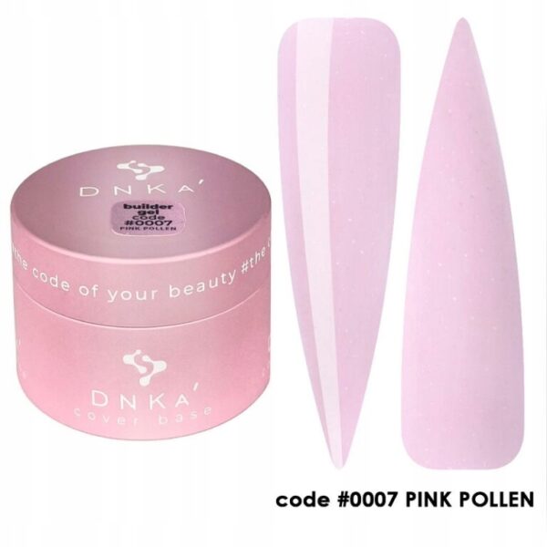 Żel budujący DNKa' Builder Gel #0007 Pink Pollen 30ml