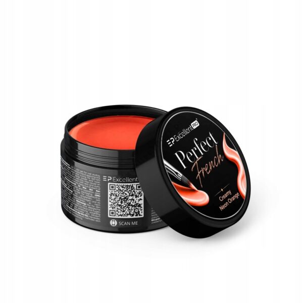Żel do zdobień Excellent Pro Perfect French Creamy Neon Orange 4g