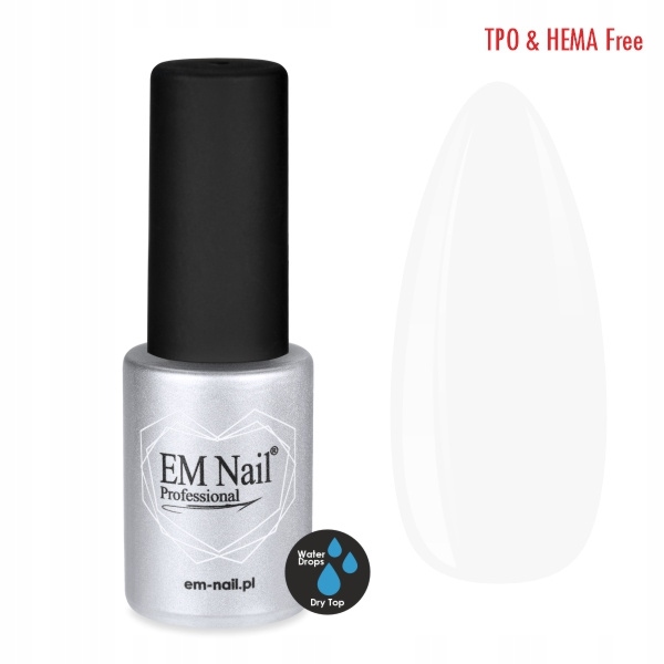Top No Wipe EM Nail Water Drops Dry Top Coat 6ml