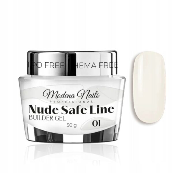 Żel budujący Modena Nails Nude Safe Line Builder Gel 01 50g