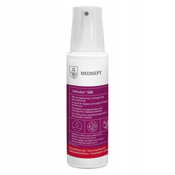 Płyn do dezynfekcji rąk i skóry Velodes Silk 250ml