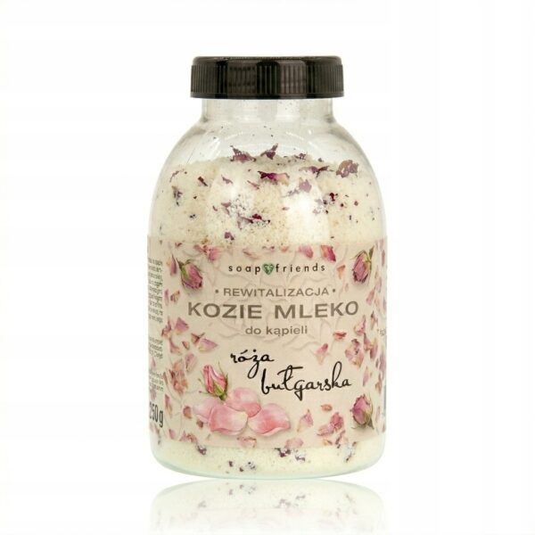 Kozie mleko do kąpieli Soap & Friends Róża Bułgarska 250g