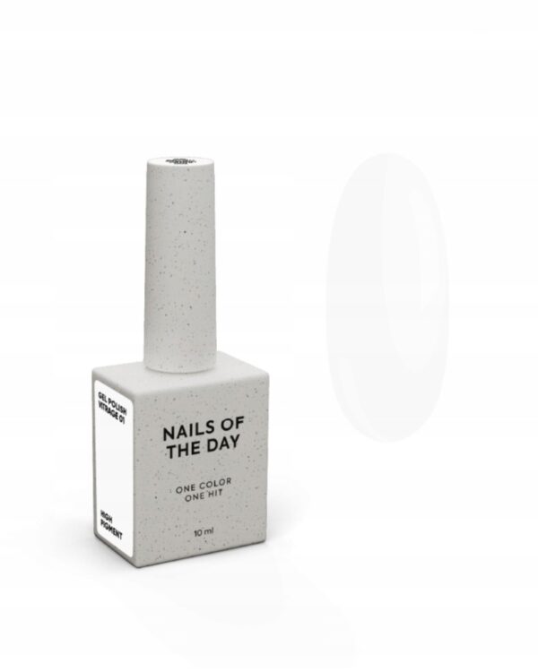 Lakier hybrydowy Nails Of The Day French White Gel Polish 002 10ml