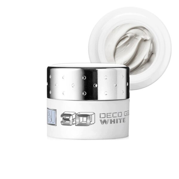 Żel 3D BluLou Deco Gel White 5ml