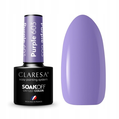 Lakier hybrydowy Claresa Purple 603