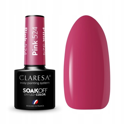 Lakier hybrydowy Claresa Pink 524