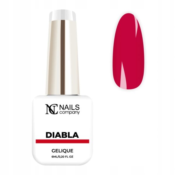Lakier hybrydowy NC Nails Diabla 6ml