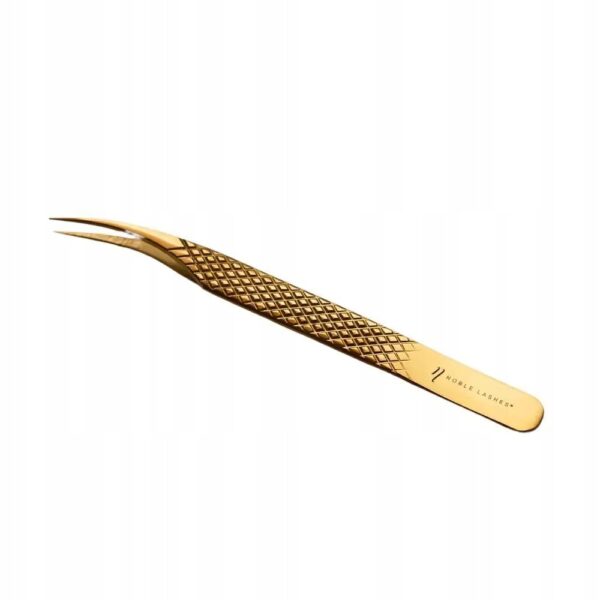 Pęseta do rzęs Noble Lashes Gold PRO 5