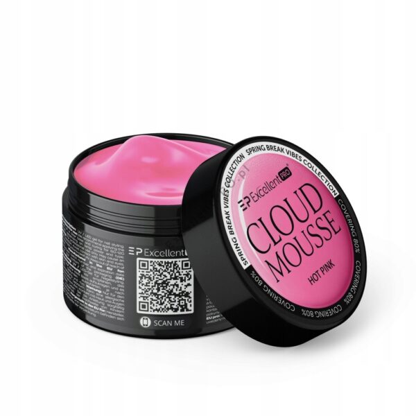 Żel budujący Excellent Pro Cloud Mousse Hot Pink 15g