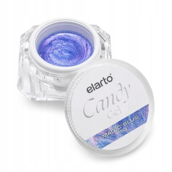 Żel budujący niebieski Elarto Candy Magic Blue 15g