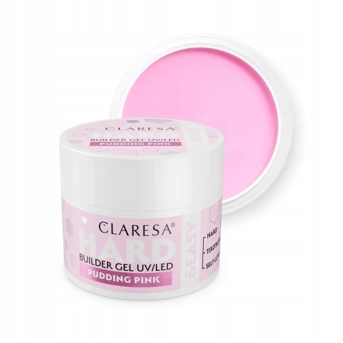 Żel budujący Claresa Hard&Easy Builder Gel Pudding Pink 45g