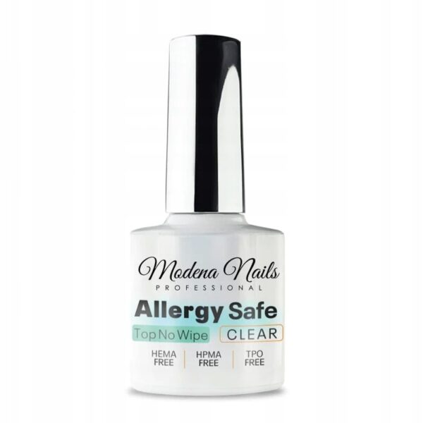 Top No Wipe Modena Nails Allergy Safe Clear 7,3ml