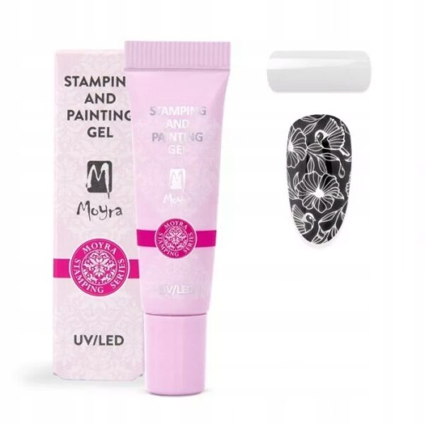 Żel do stempli Moyra 01 White 7g