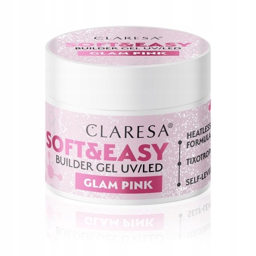 Żel budujący Claresa Soft&Easy Glam Pink 12g