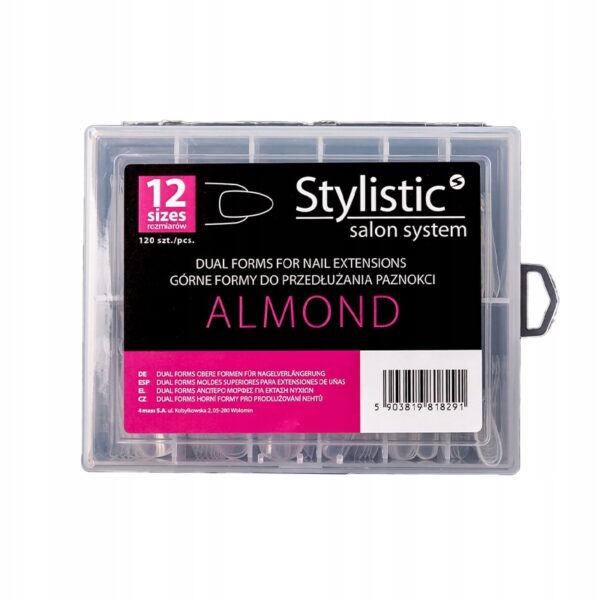 Górne formy Stylistic Dual Forms Almond 120szt
