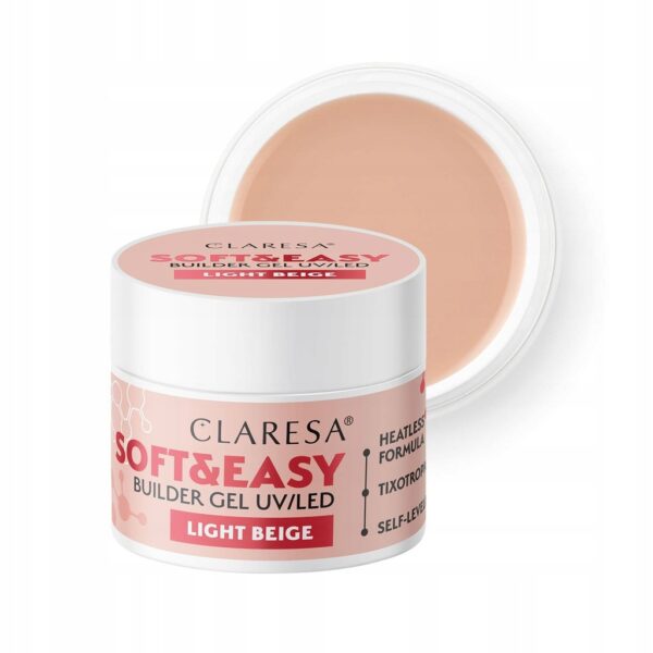 Żel budujący Claresa Soft&Easy Light Beige 12g