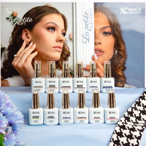 Zestaw kolekcji lakierów hybrydowych NC Nails La Petite