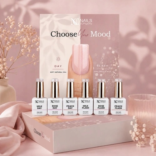 Zestaw kolekcji lakierów hybrydowych NC Nails Choose Your Mood