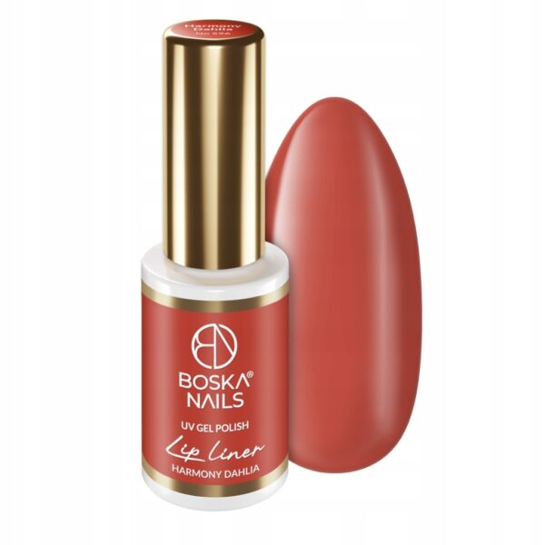 Lakier hybrydowy Boska Nails Lip Liner Harmony Dahlia No 596 6ml