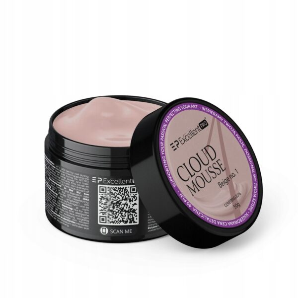 Żel budujący Excellent Pro Cloud Mousse Beige No1 50g