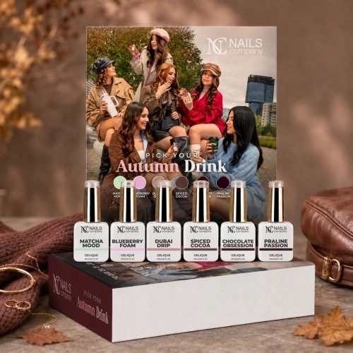 Zestaw kolekcji lakierów hybrydowych NC Nails Pick Your Autumn Drink