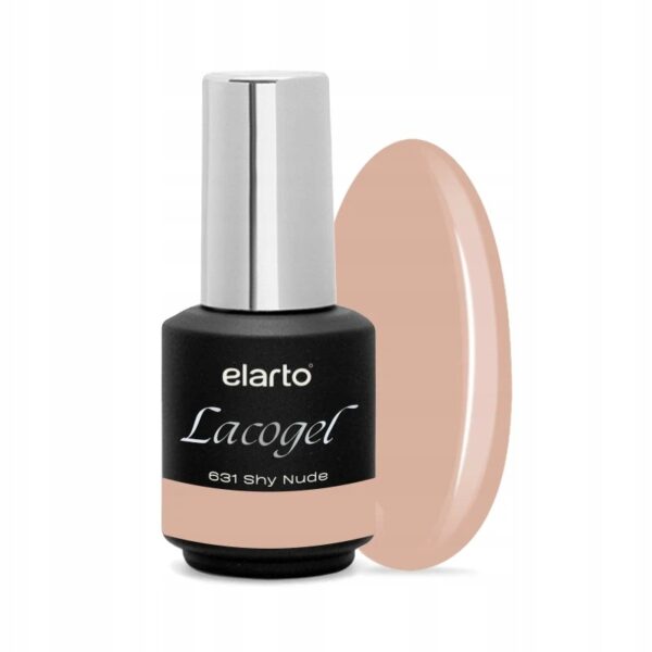 Lakier hybrydowy Elarto Lacogel 631 Shy Nude 7ml