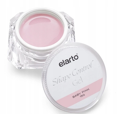 Żel budujący Elarto Shape Control Baby Pink 15g