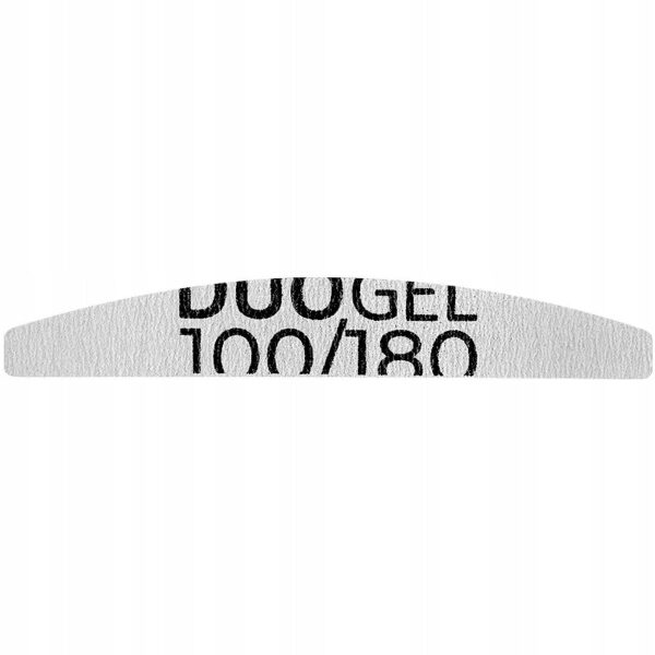 Pilniki do paznokci Duogel 100/180 Nail File Łódka Basic 25szt