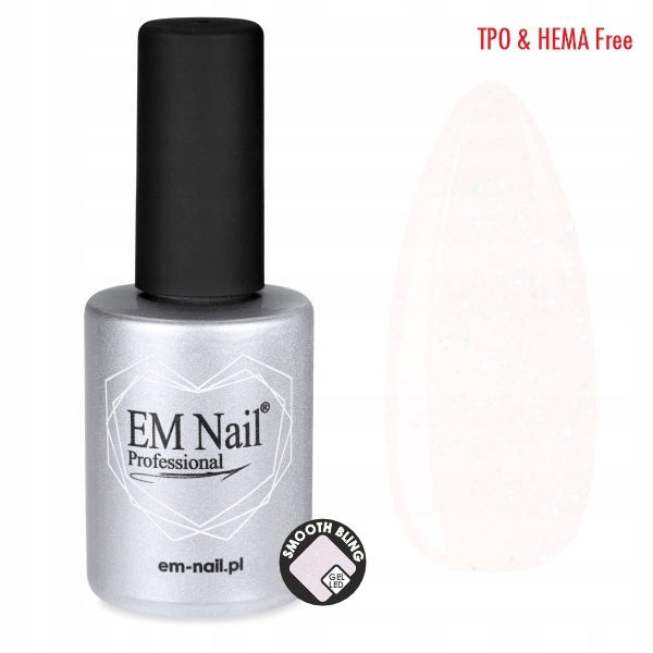 Żel w butelce EM Nail Smooth Bling 15ml