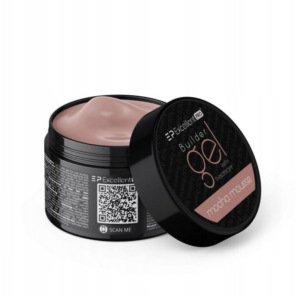 Żel budujący Excellent Pro Builder Gel Thixotropy Mocha Mousse 50g