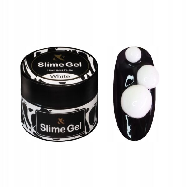 Żel do zdobień 3D Fox Slime Gel White 10ml