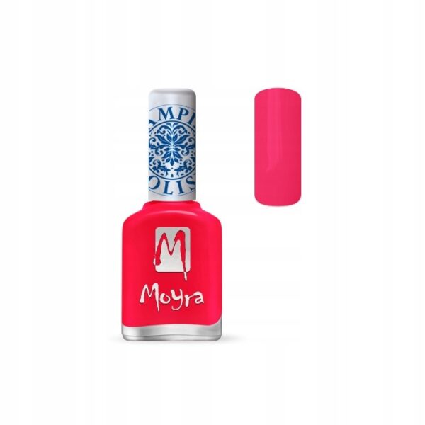 Lakier do stempli Moyra 20 Neon Pink 12ml