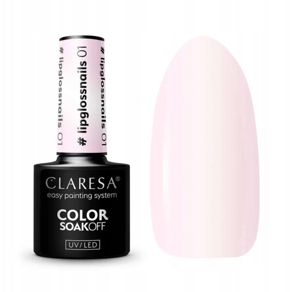 Lakier hybrydowy Claresa #lipglossnails 01