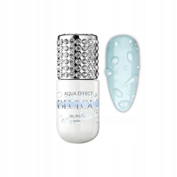 Top "Efekt kropli" BluLou Aqua Effect Gel Polish 9ml