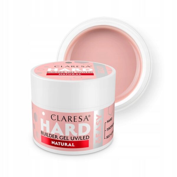 Żel budujący Claresa Hard&Easy Builder Gel Natural 45g