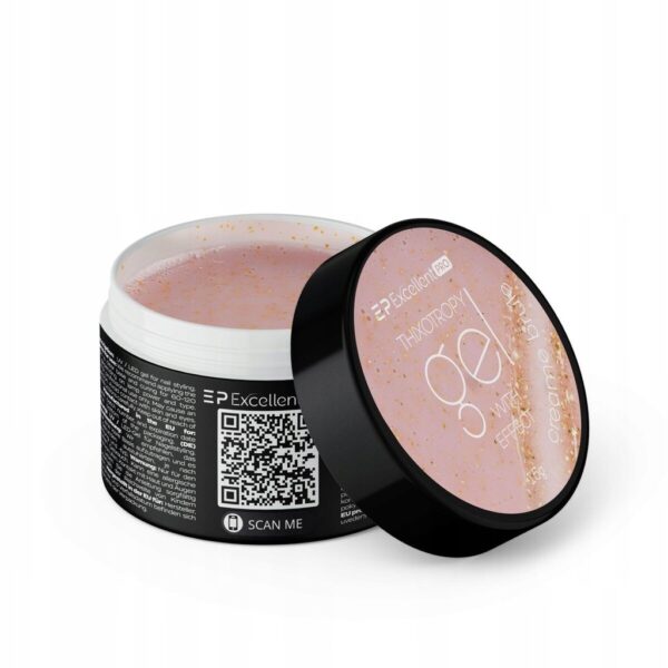 Żel budujący Excellent Pro Builder Gel Thixotropy Creame Brule 15g